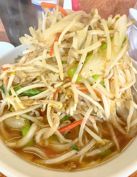 「もやしソバ ７９０円＋ギョーザ（3個）２７０円」@神立珍來の写真