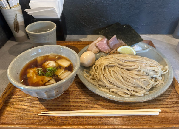 「つけめん清澄+特製トッピング」@Homemade Ramen 青麦の写真