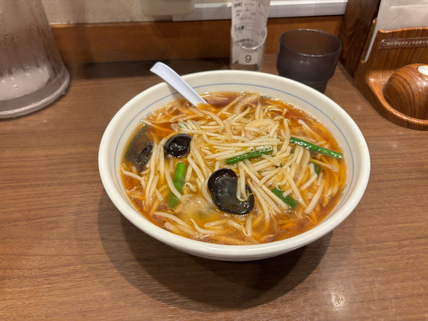 「もやしラーメン（600）」@福しん 大久保駅前店の写真