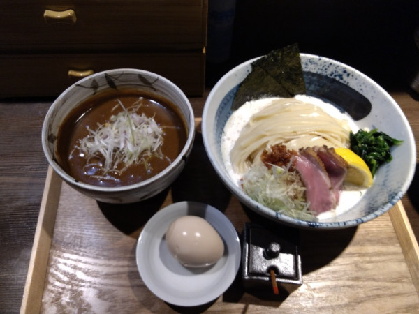 「オマール海老つけ麺(カレー)」@鴨出汁中華蕎麦 麺屋yoshikiの写真