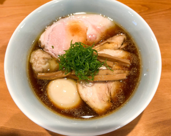 「特製中華そば (地鶏)」@中華そば しば田の写真