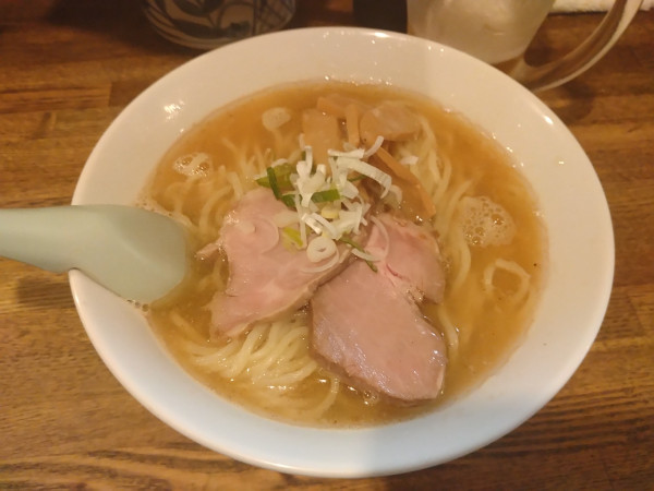 「塩そば¥950+生ビール¥550-」@燦燦斗の写真