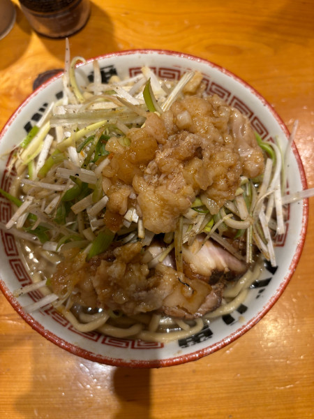「ネギラーメン」@らーめん バリ男 神楽坂店の写真