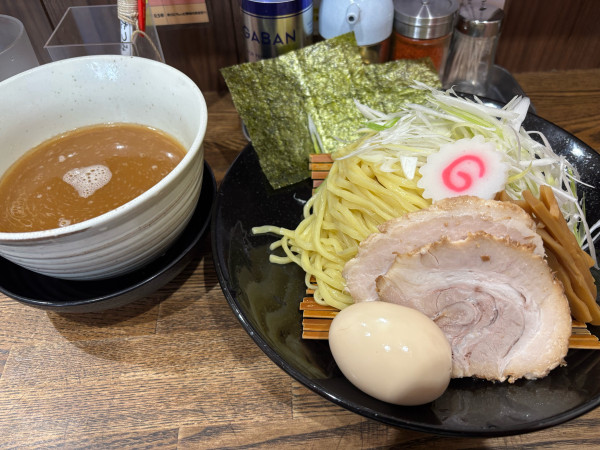 「魚介醤油つけめん　トッピ特製」@らーめんつけめん たつみの写真