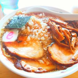 ちゃーしゅーめん　メンカタメ玉ねぎ　¥1000＋¥100