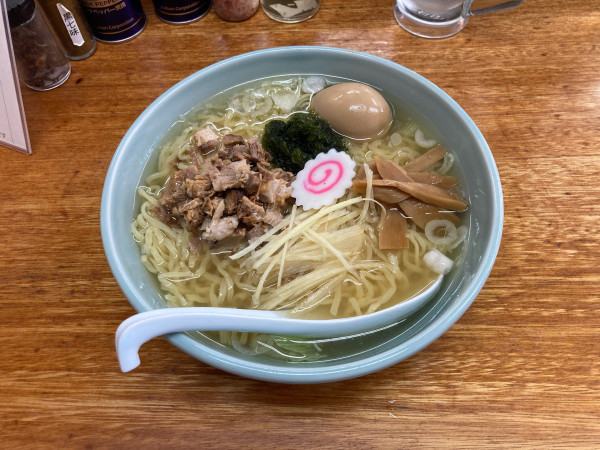 「生姜ラーメン(塩)大280g 950円」@中華そば 温故知新の写真