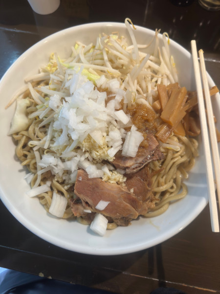 「油そば(大)」@ラーメンDIYラボの写真