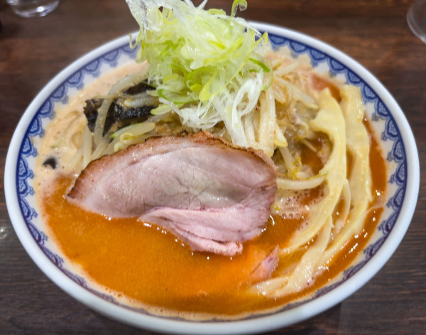 「甘エビ味噌ラーメン(+穂先メンマ)」@味噌ラーメン 雪ぐにの写真