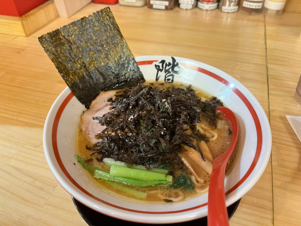「バラのりラーメン」@ラーメン階杉 八丁堀店の写真