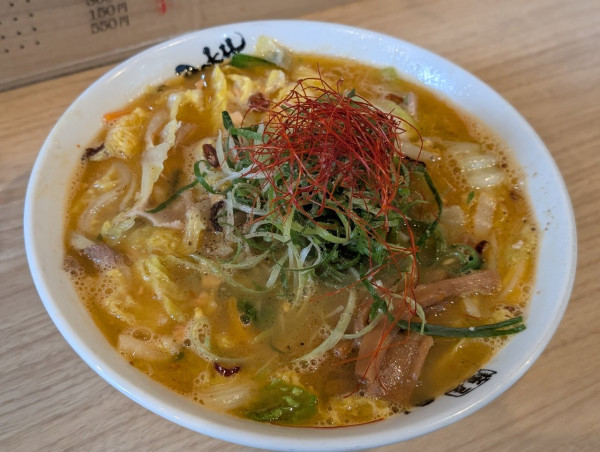 「限定白湯天理ラーメン」@麺屋 丈六 キーノ和歌山店の写真