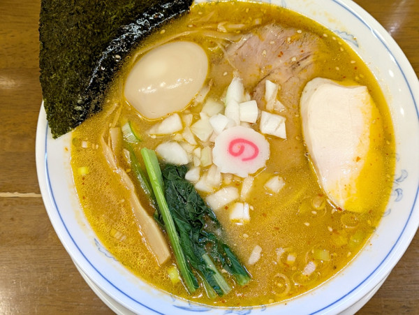 「あっさりみそラーメン＋味玉」@らーめん曳舟の写真