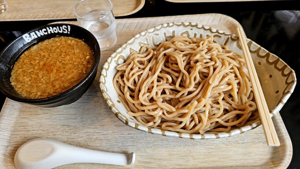 「つけめん（こってり）番長盛り」@つけめん番長 銀の写真