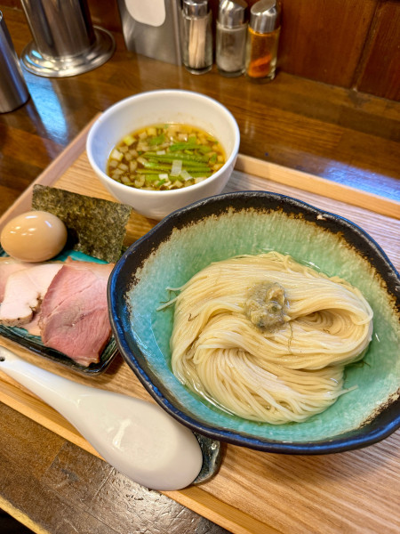 「特製貝節昆布水つけそば醤油」@CLAM＆BONITO貝節麺RAIKの写真