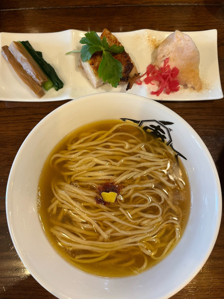「鶏塩上湯麺」@麺屋 あごすけの写真