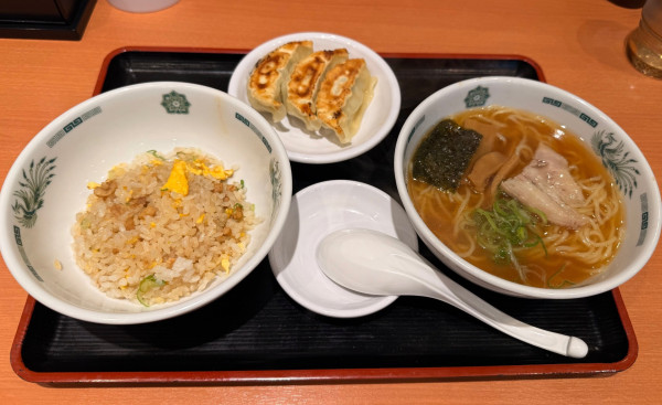 「ラ・餃・チャ（￥690）」@日高屋 蔵前駅前店の写真