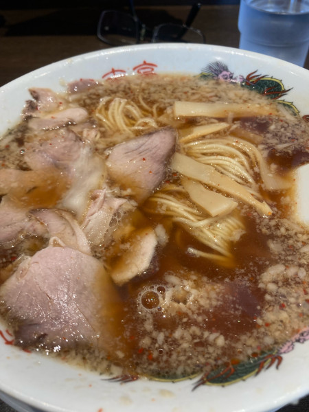 「ラーメンチャーハン1100円」@来来亭 国母店の写真