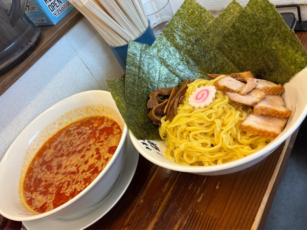 「山形辛味噌つけ麺＋のり」@中華そば 馥の写真