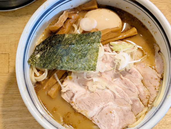 「ちゃーしゅうめん＋味付たまご＋めんま」@こうかいぼうの写真