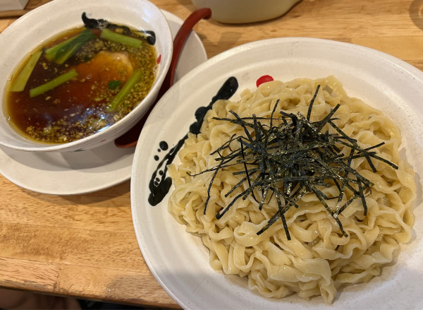 「醤油つけめん 太麺」@らーめん天神下 大喜の写真