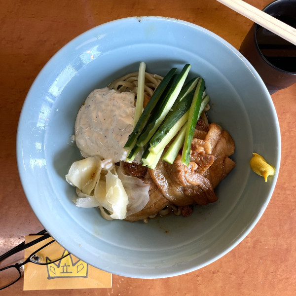 「すごい冷やし中華（ミニ）」@立川マシマシ ロイヤルスープの写真