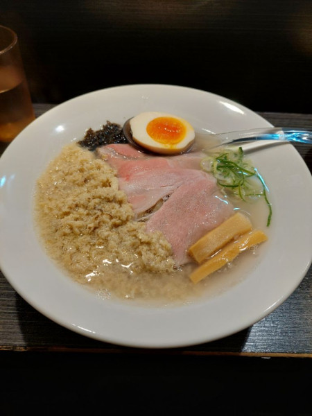 「ホタテ塩+ごはん」@中華蕎麦 無冠の写真