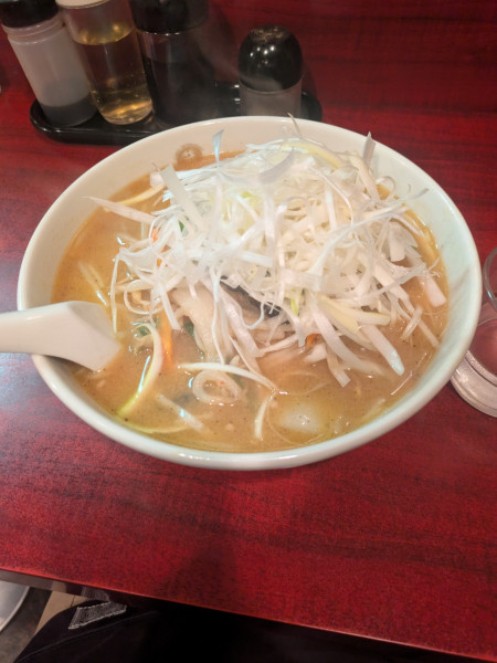 「ネギ味噌ラーメン」@菜来軒の写真