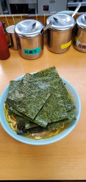 「チャーシュー麺大盛海苔増し」@極楽汁麺 らすたの写真