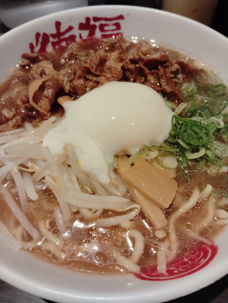 「肉玉そば」@徳島中華そば 徳福 蒲田店の写真