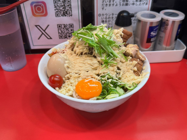 「冷やしまぜそば(300g)」@用心棒 本号の写真