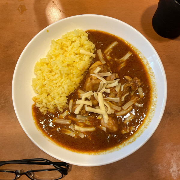 「チキンカレー（5辛）」@印度カリー きんもちの写真