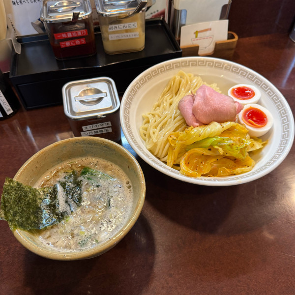 「全部入り魚介MIXつけめん(300g)」@こいけのいえけいの写真