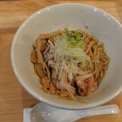 地鶏と鶏の油そば¥1000-