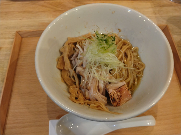 「地鶏と鶏の油そば¥1000-」@開運橋通 ふじ原の写真