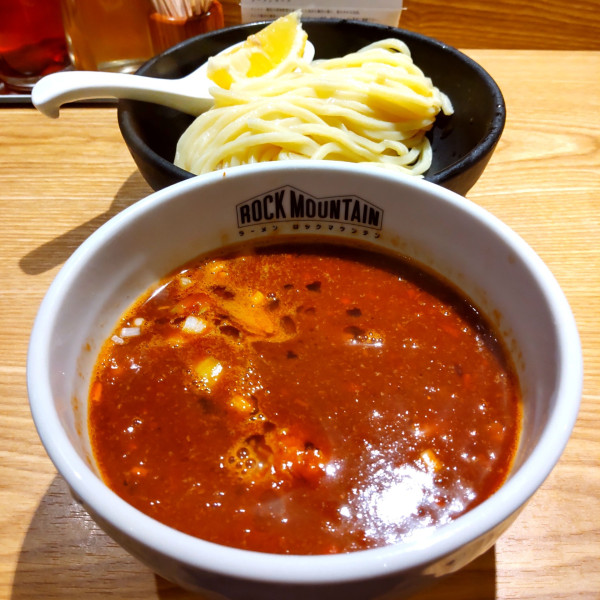 「濃厚海老つけ麺（￥1,200）」@ROCK MOUNTAINの写真