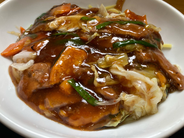 「スタミナ冷やし大盛り」@我流食堂総本店の写真