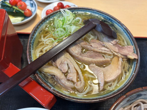 「肉中華（冷）」@そば処 吉亭の写真