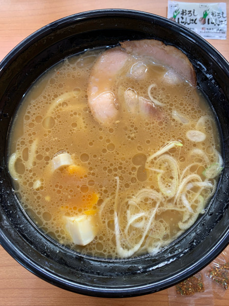 「濃厚味噌らーめん」@無添くら寿司 草加谷塚店の写真