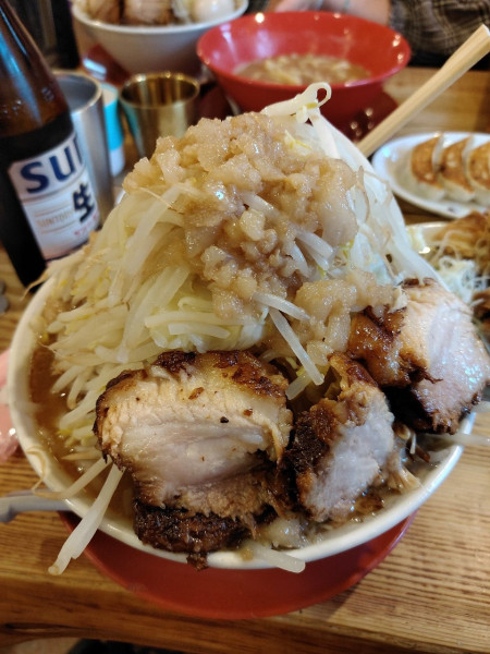 「肉増しジパング麺　野菜大盛　アブラ多め　ニンニク」@ジパング軒 宇都宮駒生店の写真