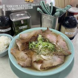 中華そば　無料ライス