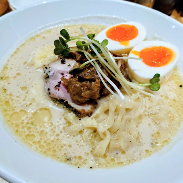 「ポルチーニポタNoodle」@鶏ポタラーメン THANK 大門店の写真