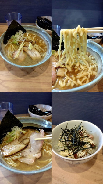 「『生姜醤油ラーメン+ちくわマヨネギチャー丼』」@ラーメンパーク あずーるの写真