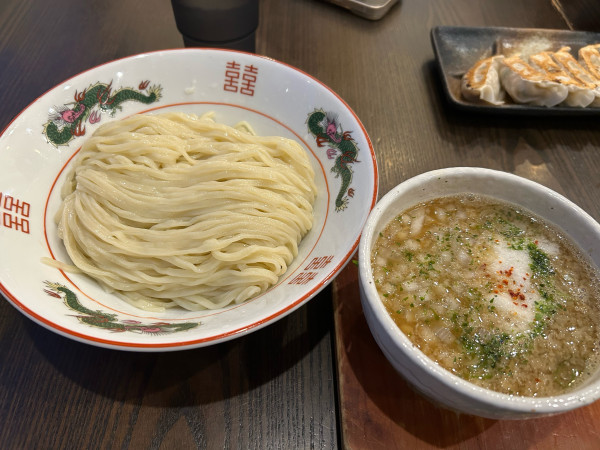 「味噌チャチャとろろつけ麺」@ニボチャチャ！！ラーメン あらき軒の写真