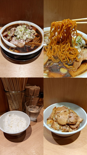 「札幌ブラック チャーシュー増し+ご飯(￥1500+150)」@札幌六坊の写真