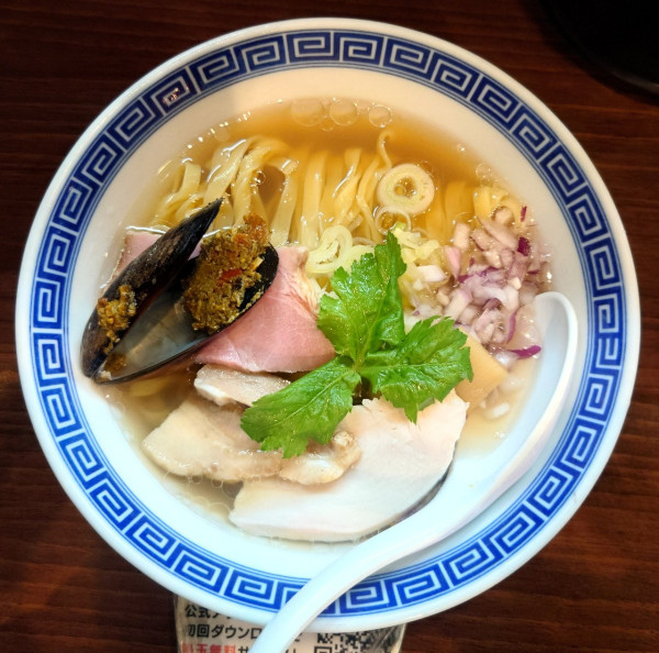 「貝だし塩そば(1000円)」@だし廊 -DASHIRO-の写真