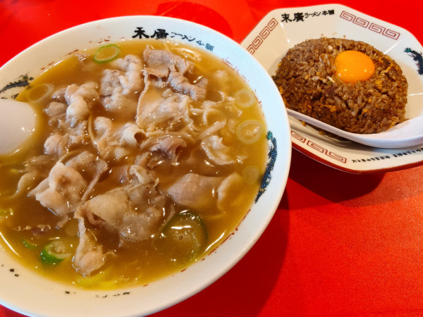 「塩中華（並）セット」@末廣ラーメン本舗 高田馬場分店の写真