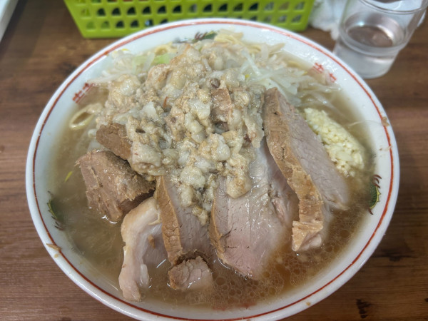 「小ラーメン　豚　1,050円」@ラーメン二郎 品川店の写真