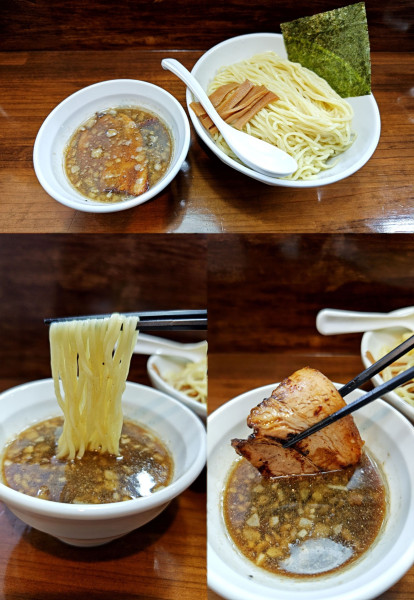 「限定『煮干しつけ麺+大盛(￥1100+150)』」@八王子 響の写真