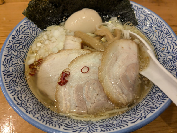 「特製塩そば」@中華そば 笑歩の写真