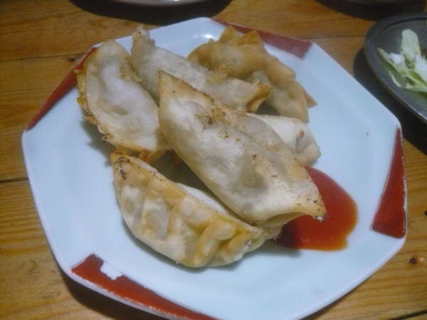 「キーマ餃子」@青空食堂の写真