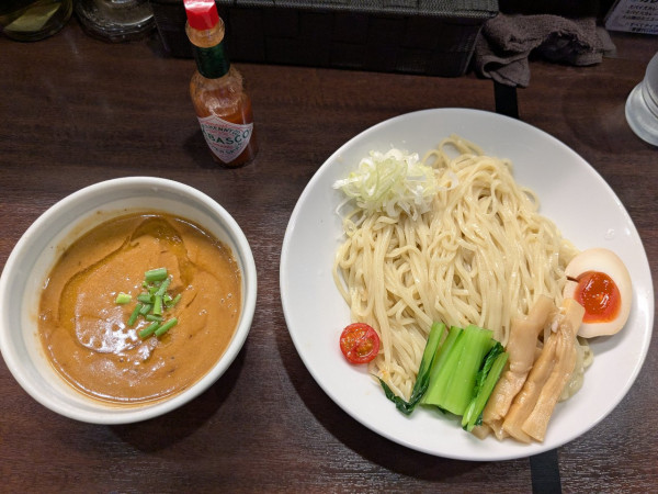 「海老つけ麺1000円」@GANCON NOODLEの写真